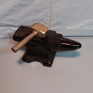 Vintage Avon Blacksmith's HAMMER AND ANVIL Leather After Shave Scent